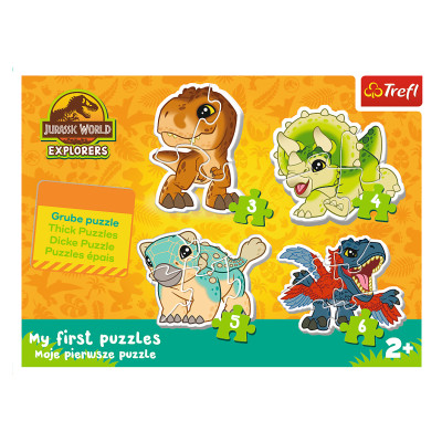 Trefl JURASSIC WORLD Puzle mazuļiem