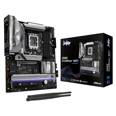 Asrock Mainboard|ASROCK|Intel Z890|LGA 1851 (Socket V1)|ATX|RAM DDR5-SDRAM|4xSlots|Wi-Fi Yes|Bluetooth Yes|Z890LIVEMIXERWIFI