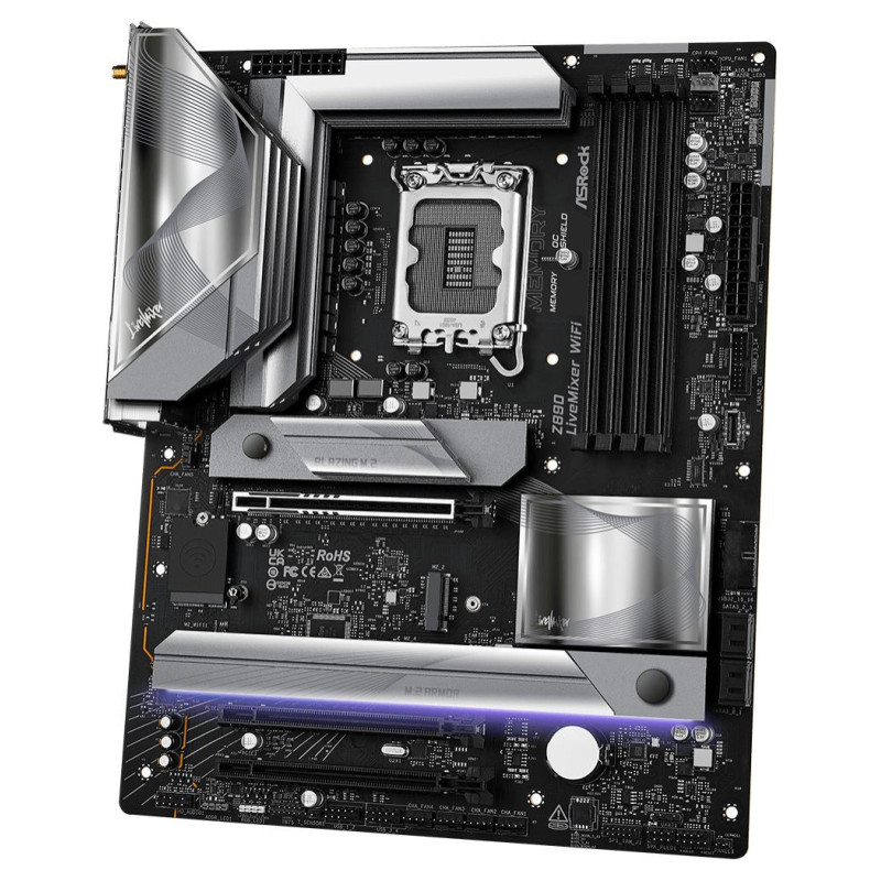 Asrock Mainboard|ASROCK|Intel Z890|LGA 1851 (Socket V1)|ATX|RAM DDR5-SDRAM|4xSlots|Wi-Fi Yes|Bluetooth Yes|Z890LIVEMIXERWIFI