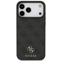 Guess 4G Small Classic Logo MagSafe case for iPhone 17 Pro Max - black