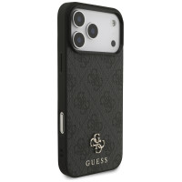 Guess 4G Small Classic Logo MagSafe case for iPhone 17 Pro Max - black