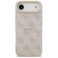 Guess 4G PU Classic Logo MagSafe Case for iPhone 17 Air - Pink