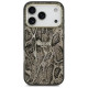 Guess Python Pattern MagSafe Case for iPhone 17 Pro - Brown