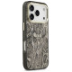 Guess Python Pattern MagSafe Case for iPhone 17 Pro - Brown