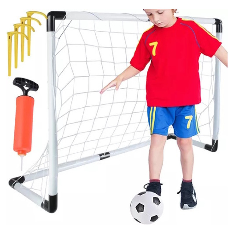 Nav Datu Futbola vārti 120x80 cm ar bumbu un pumpi 23459