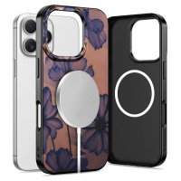 Tech-Protect Lamano MagSafe case for iPhone 16 Pro - brown-purple