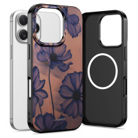 Tech-Protect Lamano MagSafe case for iPhone 16 Pro Max - brown-purple