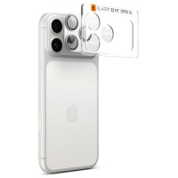 Spigen Optik Pro XL Camera Lens Glass for iPhone 17 Pro Max - Silver