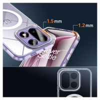 Tech-Protect Flexair Hybrid MagSafe Case for OnePlus 15 - Transparent