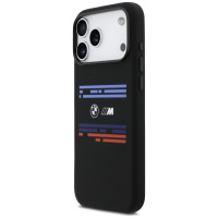 BMW M Silicon Horizontal Line MagSafe Case for iPhone 17 Pro Max - Black