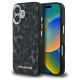 Karl Lagerfeld IML Leopard Pattern MagSafe Case for iPhone 16 - Black