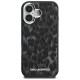 Karl Lagerfeld IML Leopard Pattern MagSafe Case for iPhone 16 - Black
