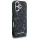 Karl Lagerfeld IML Leopard Pattern MagSafe Case for iPhone 16 - Black