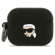 Karl Lagerfeld Silicone Karl Head 3D Case for AirPods Pro 3 - Black