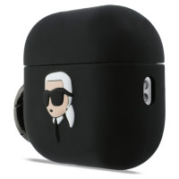 Karl Lagerfeld Silicone Karl Head 3D Case for AirPods Pro 3 - Black