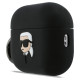 Karl Lagerfeld Silicone Karl Head 3D Case for AirPods Pro 3 - Black