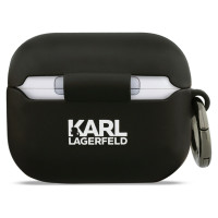 Karl Lagerfeld Silicone Karl Head 3D Case for AirPods Pro 3 - Black