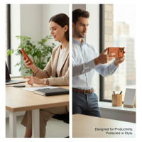 Uniq Veren iPhone 17 Pro Max Magclick Charging Case - Orange