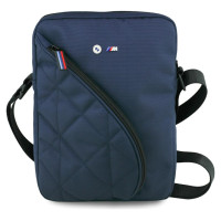 BMW Nylon Pockets & Metal Logo 10" Tablet Bag - Navy Blue