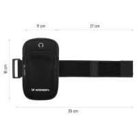 Wozinsky running phone armband black (WABBK1)