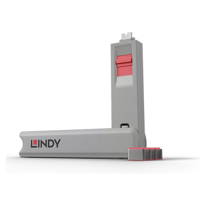 Lindy USB PORT TYPE-C BLOCKER 4PACK/PINK 40425 LINDY
