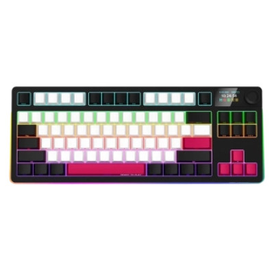 Lorgar Klaviatūra Lorgar LRG-KBP70MW-BK-US 75% RGB Black Red