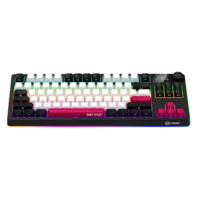 Lorgar Klaviatūra Lorgar LRG-KBP70MW-BK-US 75% RGB Black Red