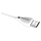 Dudao L4M USB-A - MicroUSB 2.4 A Cable 1m - White