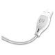 Dudao L4M USB-A - MicroUSB 2.4 A Cable 1m - White