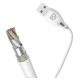Dudao L4M USB-A - MicroUSB 2.4 A Cable 1m - White