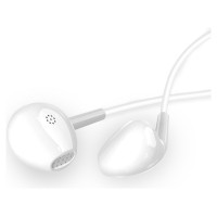 Dudao X10S wired in-ear headphones 3.5mm mini jack 1.15m - white