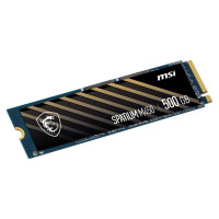MSI SSD|MSI|SPATIUM M450|500GB|M.2|PCIe Gen4|NVMe|3D NAND|Write speed 2300 MBytes/sec|Read speed 3600 MBytes/sec|2.15mm|TBW 300 TB|MTBF 1500000 hours|S78-440K380-P83