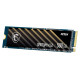MSI SSD|MSI|SPATIUM M450|500GB|M.2|PCIe Gen4|NVMe|3D NAND|Write speed 2300 MBytes/sec|Read speed 3600 MBytes/sec|2.15mm|TBW 300 TB|MTBF 1500000 hours|S78-440K380-P83