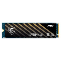 MSI SSD|MSI|SPATIUM M450|500GB|M.2|PCIe Gen4|NVMe|3D NAND|Write speed 2300 MBytes/sec|Read speed 3600 MBytes/sec|2.15mm|TBW 300 TB|MTBF 1500000 hours|S78-440K380-P83