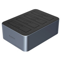 Orico 6646C3-C 4-Drive Docking Station with Offline Clone Function 2.5"/3.5" SATA HDD/SSD - Gray
