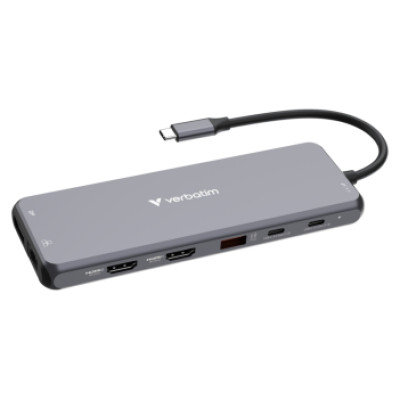 Verbatim Dokstacija Verbatim USB-C Pro Multiport Hub 13 Port