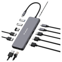 Verbatim Dokstacija Verbatim USB-C Pro Multiport Hub 13 Port
