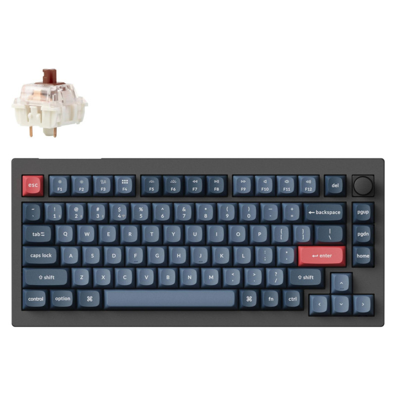 Keychron KEYBOARD WRL V1 MAX RGB/CARBON BLACK V1M-D3 KEYCHRON