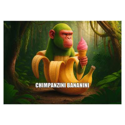 Trefl BRAINROT Puzle Chimpanzini Bananini, 200 gab.