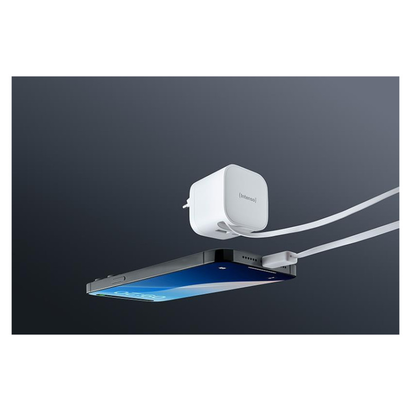 Intenso POWER ADAPTER 1XUSB-A/1XUSB-C/WHITE 7806520 INTENSO