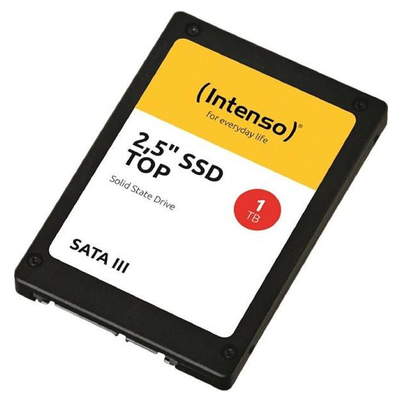 Intenso SSD|INTENSO|1TB|SATA 3.0|SLC|Write speed 500 MBytes/sec|Read speed 520 MBytes/sec|2,5"|3812460