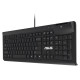Asus KEYBOARD KU100 BLACK/EST 90XB05E0-BKB050 ASUS