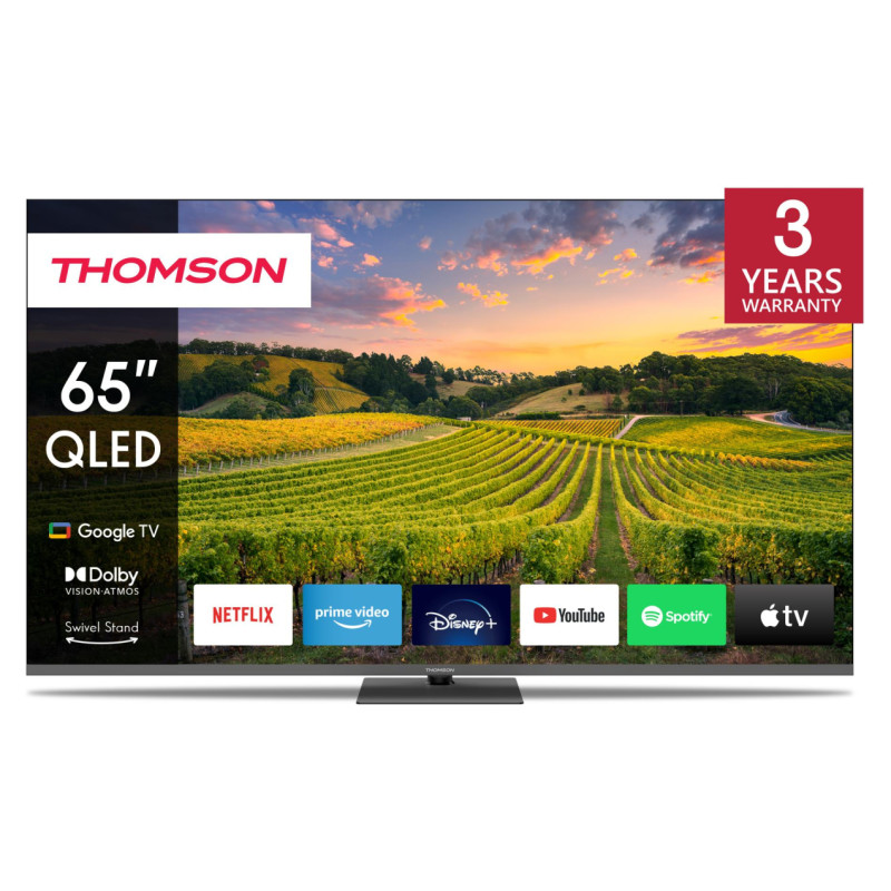 Thomson TV Set|THOMSON|65 "|4K Ultra HD|3840 x 2160 pixels|Flat|QLED|65QG5C14