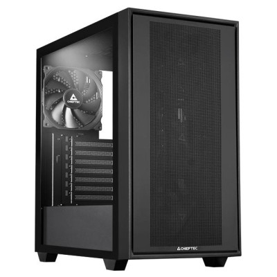 Chieftec Case|CHIEFTEC|Night Hunter|MidiTower|Case product features Transparent panel|Not included|ATX|EATX|MicroATX|MiniITX|Colour Black|GS-03B-BLK-OP