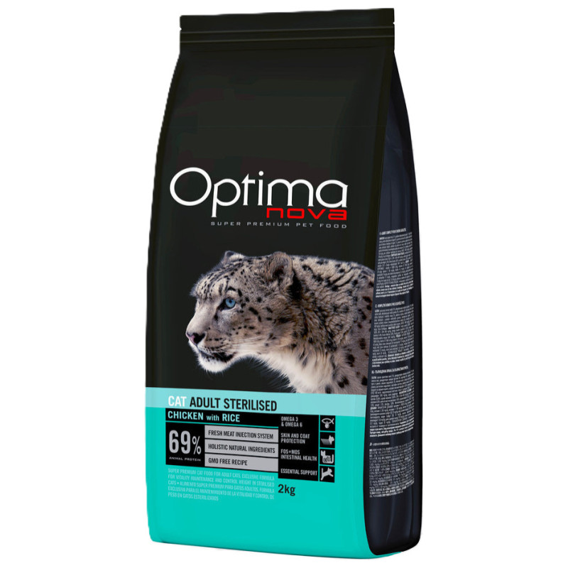 Optimanova Cat Sterilised Chicken & Rice 6 kg