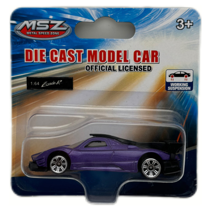 MSZ Die-cast Pagani Zonda Revolucion auto modelis mērogā 1:64