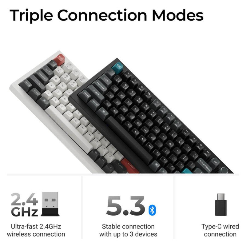 Keychron KEYBOARD WRL Q1 ULTRA/BLACK Q1U-M3 KEYCHRON