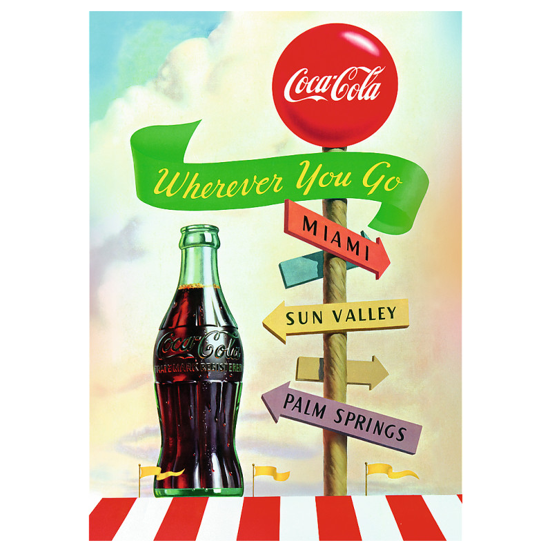 Trefl Premium Plus Puzle Coca-Cola: lai kur tu dotos, 1000 gab.