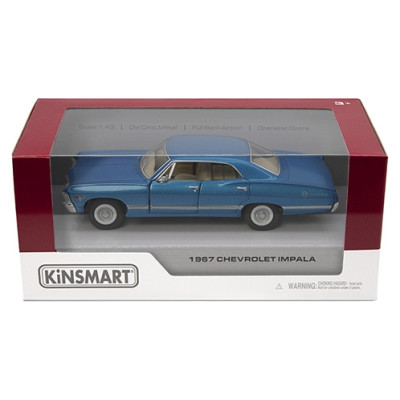 Kinsmart Miniatūrais modelis - 1967 Chevrolet Impala, izmērs 1:43