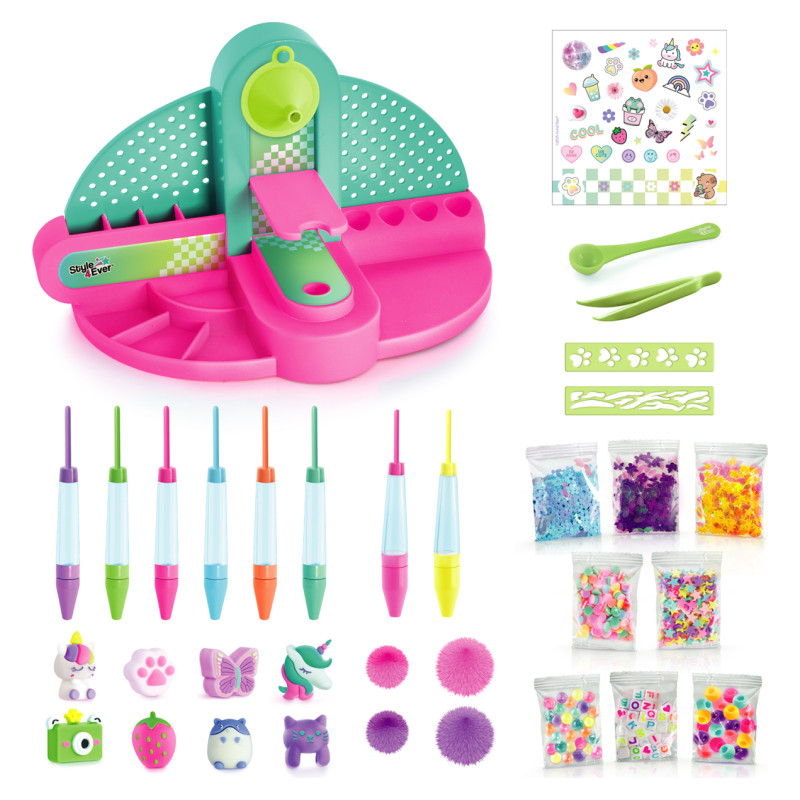 Style 4 Ever DIY Pildspalvu dekorē&scaron;anas komplekts &ldquo;Pen Factory&rdquo;